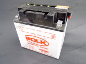 АКБ мото 12V 19 о.п. (-+)  BOLK MOTO  YB16CL-B  175х100х175  EN 180А сухой от интернет-магазина avtomag02.ru