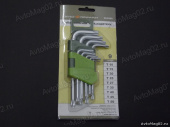 Набор ключей TORX  (звезда)   9шт  ДT 563090  короткие от интернет-магазина avtomag02.ru