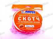 Скотч двухсторонний 30мм 5м   ABRO (белый) OE-30-R от интернет-магазина avtomag02.ru