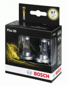 Лампа H7 12V  55W (PX26d)  BOSCH Plus90 +90%  1987301075 (к-т 2шт) от интернет-магазина avtomag02.ru