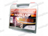 Аптечка автомобильная  "Мицар"   ФУТЛЯР №1  серая плоская   Кострома от интернет-магазина avtomag02.ru
