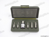 Набор вставок Spline 3/8"   6пр. (дл. 30мм + перех. 1/2")  Дело Техники 626686 от интернет-магазина avtomag02.ru