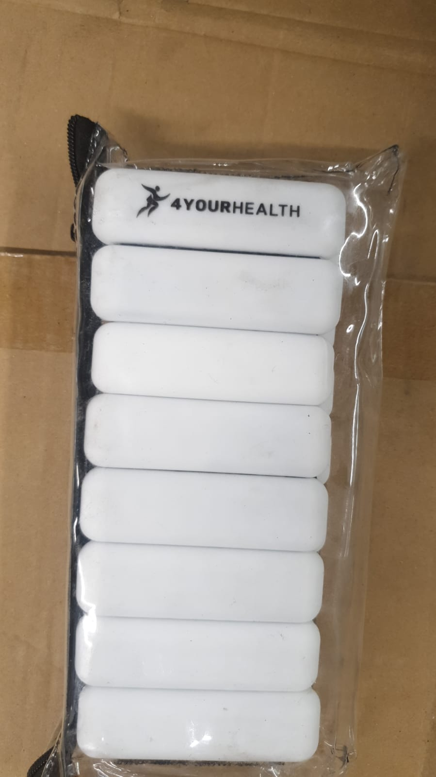 Браслеты-утяжелители 4yourhealh для рук и ног 900гр 2шт цвет  белый