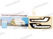 Дневные ходовые огни LED DRL-6HP 6 диодов (с загибом, Г-образн.)  17х4см от интернет-магазина avtomag02.ru