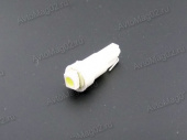 Лампа приборная 12В W 1,2W без патр. (W2.0x4.6d, СВЕТОДИОД) T5 1SMD StarLight WHITE (бел.) от интернет-магазина avtomag02.ru