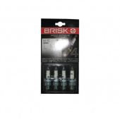 Свечи  BRISK  ГАЗ  402  Волга, Газель  [кор. юбка]    N17С (SUPER)    медн. серд.   Чехия  (блист.) от интернет-магазина avtomag02.ru
