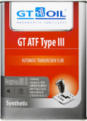 Масло трансмиссионное GT ATF Type III Dexron III (H)  4л Корея от интернет-магазина avtomag02.ru