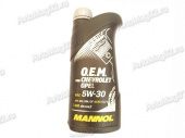 MANNOL   O.E.M. for CHEVROLET OPEL 5W30(синт)  1л от интернет-магазина avtomag02.ru