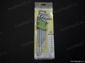 Набор ключей TORX  (звезда)   9шт  ДT 563592  с отверстием  длинные от интернет-магазина avtomag02.ru