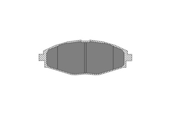 Колодки Chevrolet Lanos  пер.  SCT  SP213