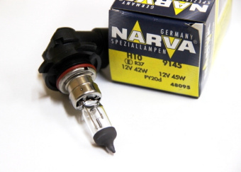 Лампа H10 (9145) 12V  42W   NARVA  48095