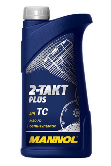 MANNOL 2T Plus 1404 (п/с) моторн. масло 1л  мото с возд. охлажд. Suzuki, Kawasaki, Yamaha; HUSQVARNA 