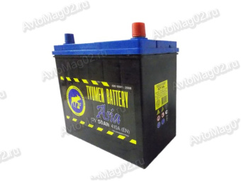 Аккумулятор  50 А*ч  АПЗ (Tyumen Battery)  ASIA  EN 410А  (о.п. -/+)  тонк.кл+перех.