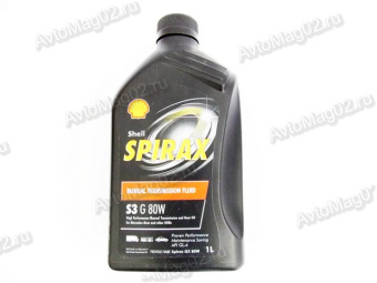 Масло трансмиссионное Shell Spirax S3 G  80W GL-4 минеральное  1л