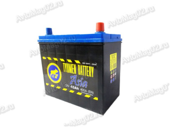 Аккумулятор  45 А*ч  АПЗ (Tyumen Battery)  ASIA  EN 400А (о.п.)  тонкие клеммы (азия)