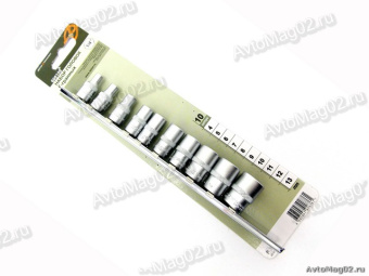 Набор головок  10 предм.  Дело Техники  600109  (6-гран.)  1/4"