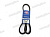 Ремень генератора ПАЗ 1250 зубчатый (ДИЗЕЛЬ)  (AVX 13) Optibelt 240-1308020/33081-1308021 от интернет-магазина avtomag02.ru