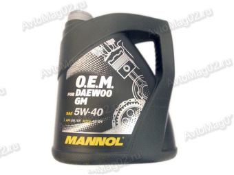 MANNOL   O.E.M. for DAEWOO GM 5W-40(синт)  4л