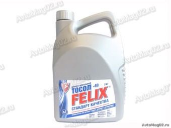 Тосол FELIX (Феликс)  Стандарт (-40C)   3л