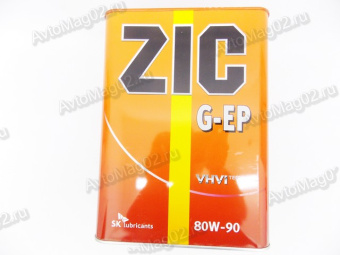 ZIC 80W-90 G-EP GL-4  полусинтетическое  трансмиссионное масло  4л