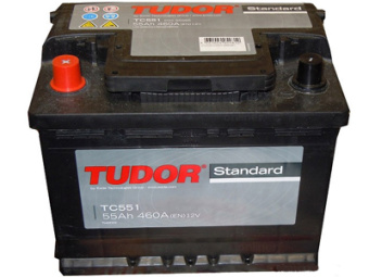 Аккумулятор  55 А*ч  TUDOR Starter  EN 460А  (п.п.)