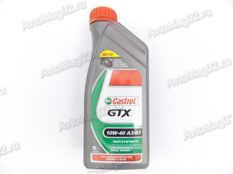 Castrol GTX 10W-40 A3/B3 (п/с)  1л
