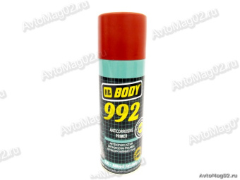 Грунтовка BODY 992  400мл (аэрозоль) коричневая