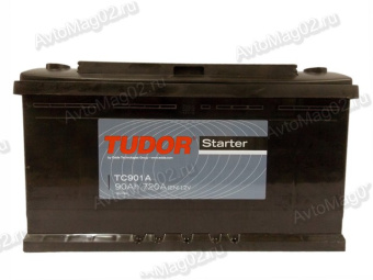 АКБ  6 СТ- 90 п.п. (+-)  TUDOR Starter  353х175х190   EN 720А