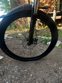 Велосипед "FUKES" Чёрно-зеленый