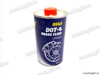 Тормозная жидкость  MANNOL  DOT-4  0,5л
