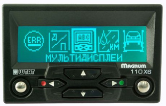 Компьютер бортовой 2110  ШТАТ 110 X6 Black RGB  Спик., + бокс д/тел.