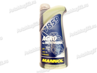 MANNOL 2-х Тактный  Agro for Husqvarna (синт) моторн. масло 1л7859 (для с/х техники) API TC JASO FB