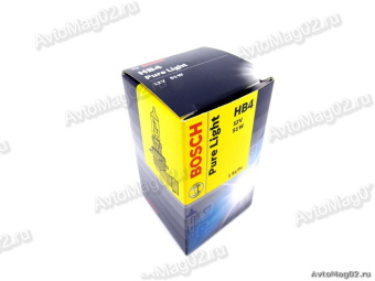 Лампа HB4 9006 12В    51W  P22d   BOSCH 1987302153  Pure Light Standart (бум.уп.)