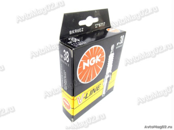 Свеча зажигания NGK  V-Line 38  (4шт)  BKR6EZ  Меган,Клио,Сценик,Канго,ЛОГАН/ ПЕЖО 207/306/307