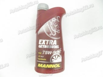 Масло трансмиссионное MANNOL 75W-90 Extra (GL-5) синтетика 1л