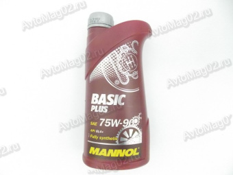 Масло трансмиссионное MANNOL 75W-90 Basic PLUS (GL-4) синтетика 1л