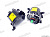 Фары противотуманные 2170 Приора BOSCH ALRU  (к-т)  676512.073/074 от интернет-магазина avtomag02.ru