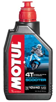 Масло моторное MOTUL Scooter 4T MB 10W-40 (мин)  (для скутеров)   1л