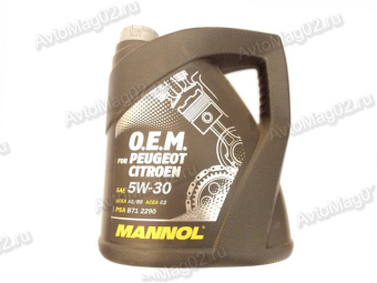MANNOL   O.E.M. for PEUGEOT CITROEN 5W-30 (синт)  4л