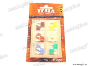 Предохранители  MINI (на иномарки) (штек., 12шт)  TESLA   F 113  Mini