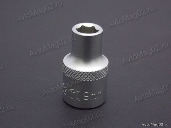 Головка торцевая 1/2"  6-гранная    9мм   Дело Техники  620009