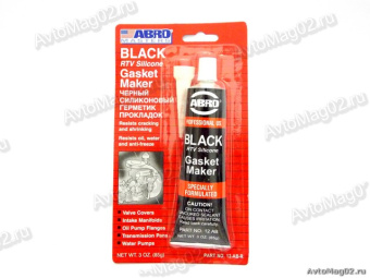 Герметик прокладка ABRO (чёрный) 85г  КИТАЙ 12-AB-C
