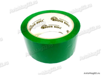 Скотч упаковочный 48мм  66м  NOVA ROLL (зеленый)