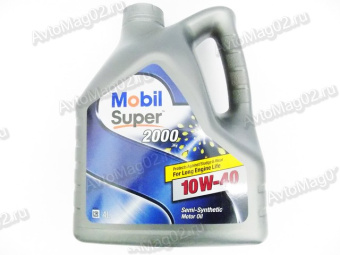 MOBIL Super 2000 X1 10W-40 (п/с)  4л
