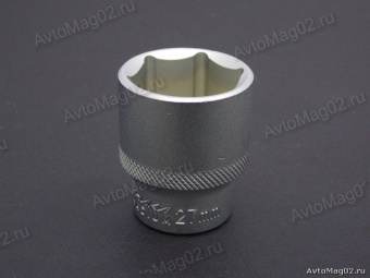 Головка торцевая 1/2"  6-гранная   27мм  Дело Техники  620027