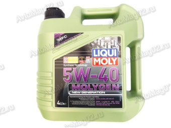 LIQUI MOLY  MOLYGEN  5W-40 (синт)   4л  -9054-