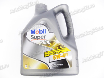 MOBIL Super 3000 X1 5W-40 (синт)  4л