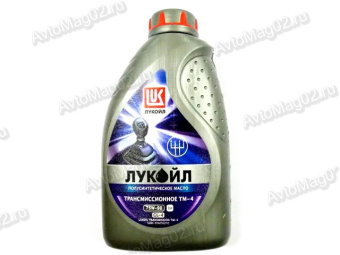 Масло трансмиссионное Лукойл 75W-90 ТМ-4 (GL-4)  полусинтетическое  трансмиссионное масло  1л