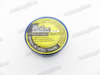 Изолента 19мм 10м ZEBRA  синяя