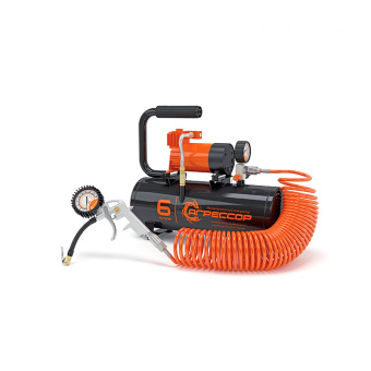 Компрессор АГРЕССОР с ресивером 6 л, 12V, 180W, шланг 10м. (Autoprofi)